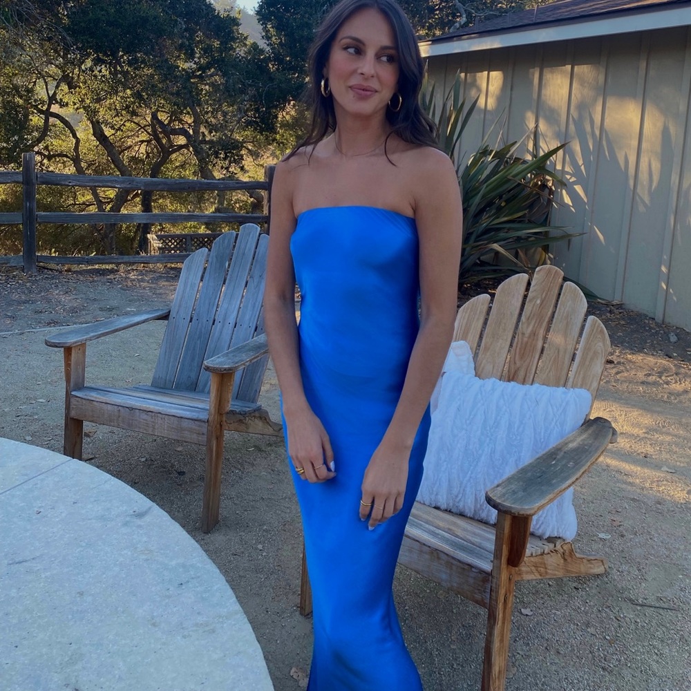Bec + Bridge moon dance strapless dress